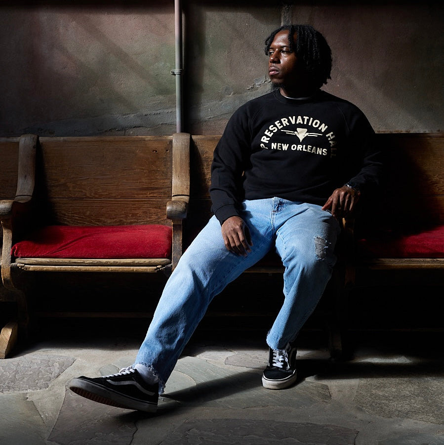 Preservation Hall Crewneck Sweatshirt - Black