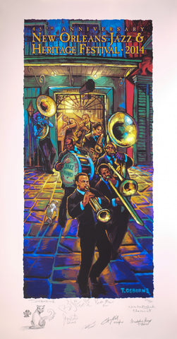 2014 Jazz Fest Poster (Signed & Numbered Remarque)