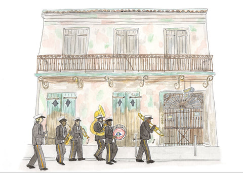 WalkingMan x Preservation Hall Band Print